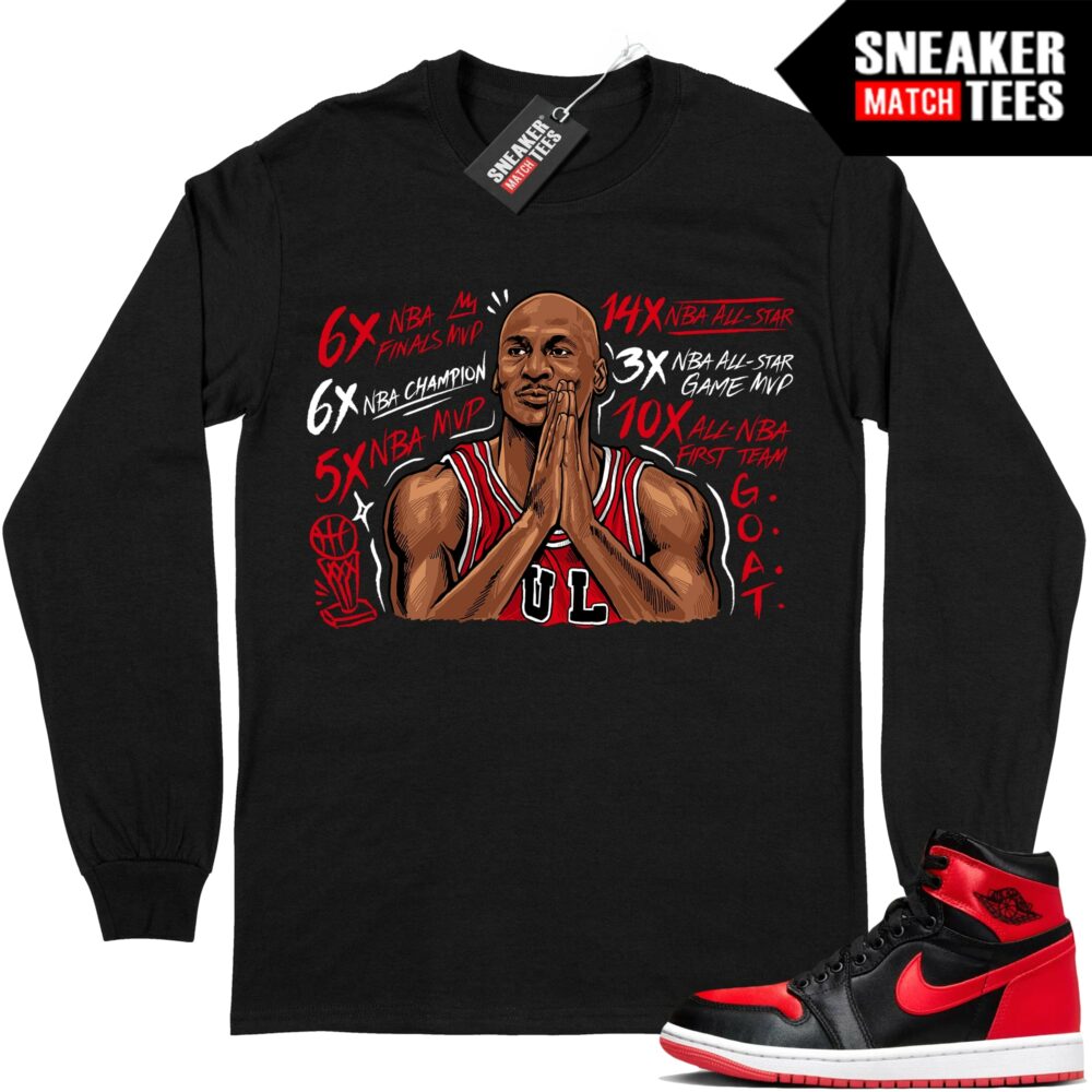 Rap(2) T-Shirt Match Jordan 1 Satin Bred