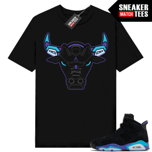 Jordan 6 Aqua Sneaker Tees Match Shirts Rare Air Bull