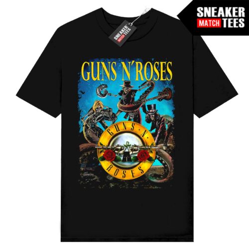 Rock Band Tees Guns N Roses V2 Black t-shirt