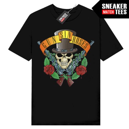 Rock Band Tees Guns n roses v7 Black t-shirt