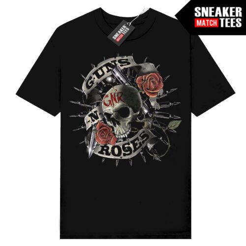 Rock Band Tees Guns n roses v8 Black t-shirt