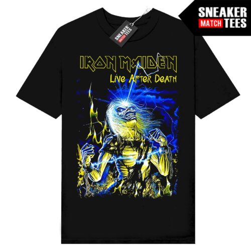 Rock Band Tees Iron Maiden Life After Death Black t-shirt