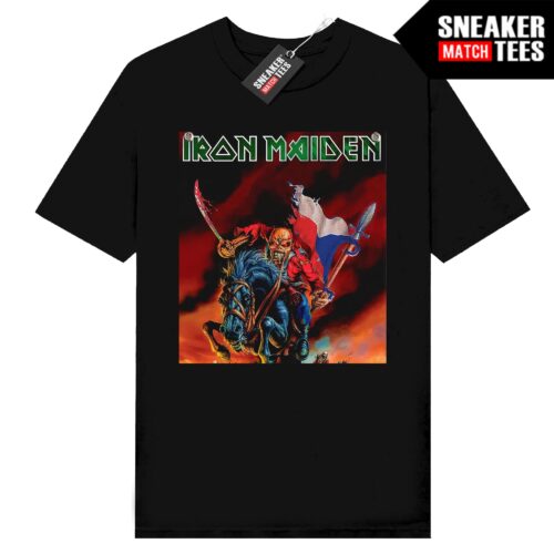 Rock Band Tees Iron Maiden V9 Black t-shirt