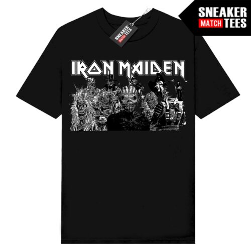 Rock Band Tees Iron Maiden v11 Black t-shirt