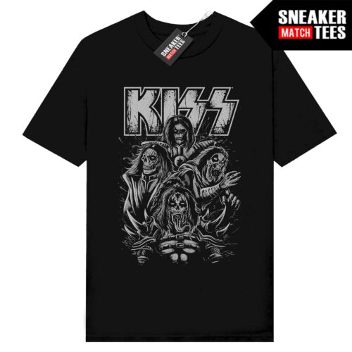 Rock Band Tees Kiss V3 Black t-shirt