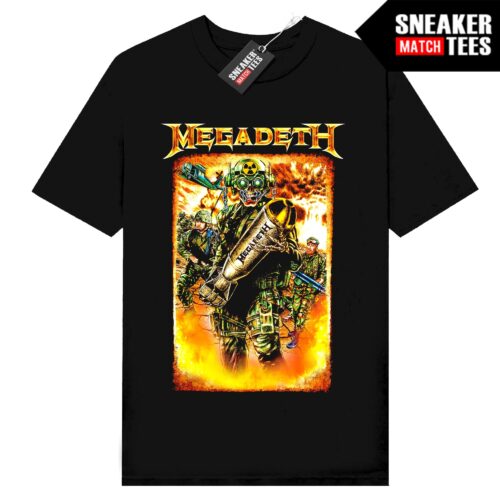 Rock Band Tees Megadeth Army Corps Black t-shirt