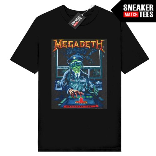 Rock Band Tees Megadeth V2 Black t-shirt
