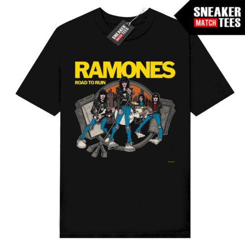 Rock Band Tees RAMONES Black t-shirt