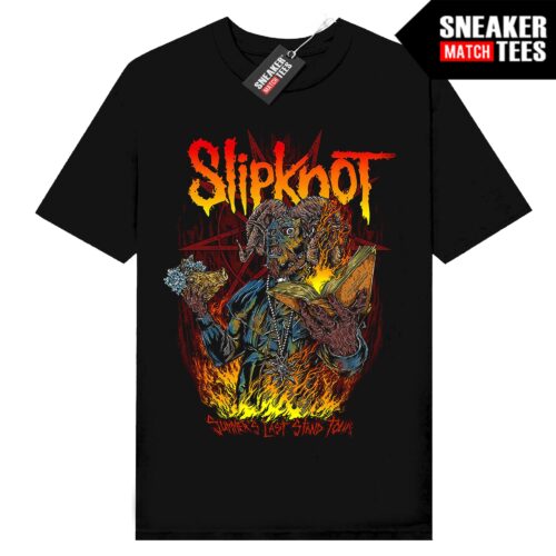 Rock Band Tees Slipknot V4 Black t-shirt