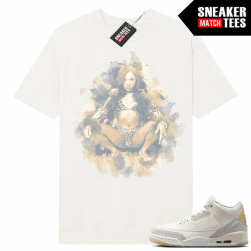 Jordan 3 Ivory shirt