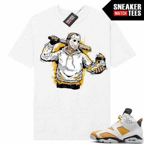 Jordan 6 Yellow Ochre Sneaker Match Tees White Jason Cop