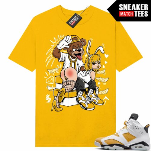 Jordan 6 Yellow Ochre Cheap Urlfreeze Jordan Outlet Yellow Gold Bunny Slap