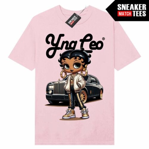 YNG CEO Betty x RR Light Pink T-shirt