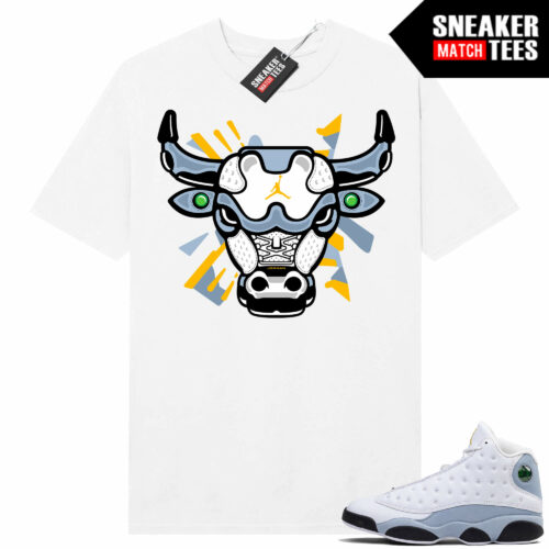 Jordan 13 Blue Grey Matching Sneaker Tees