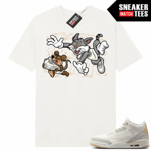 Jordan 3 Craft Ivory Sneaker Tees Matching Ivory Shirt Finessed