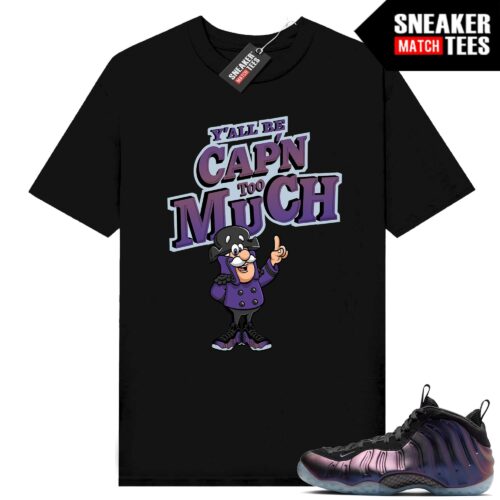 Eggplant Foamposite Armour Tees Match black CAPN Too Much