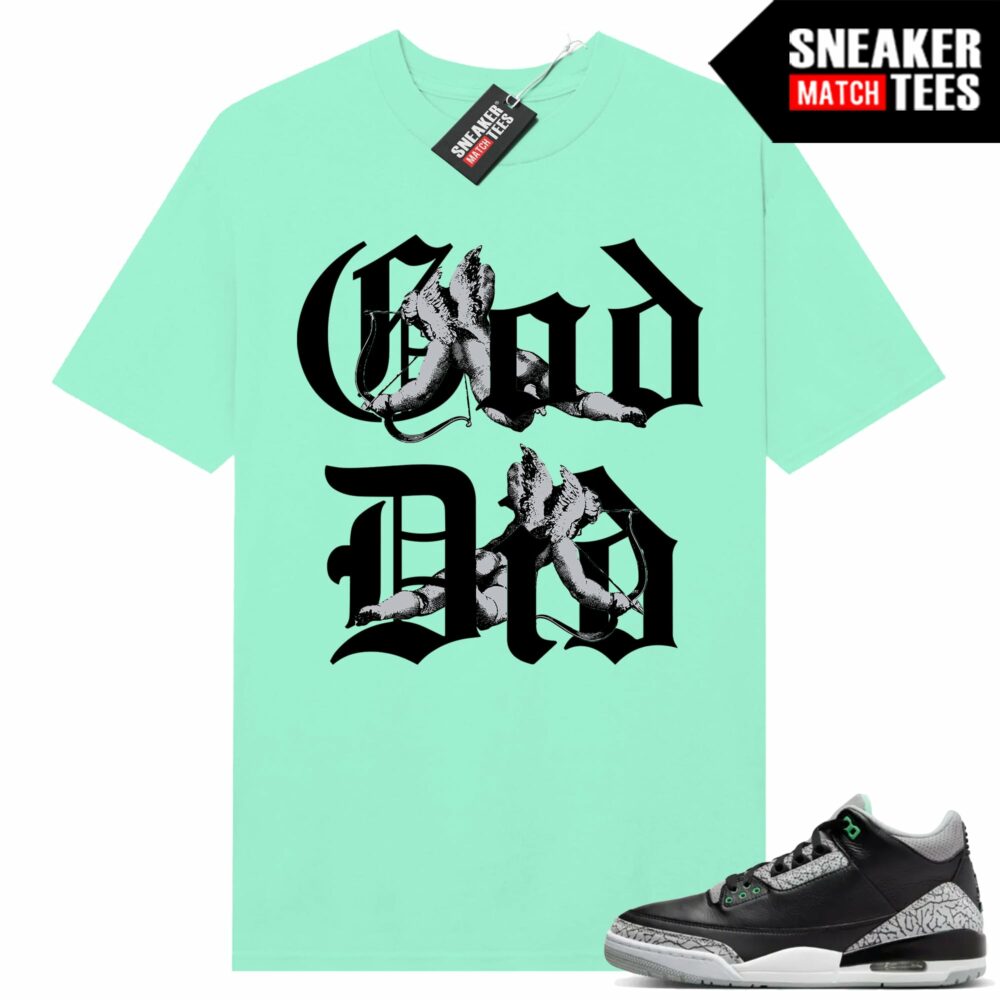 MJ T-Shirt Match Jordan 3 Green Glow