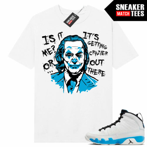 Jordan 9 Powder Blue Sneaker Tees Match White Shirt Crazy