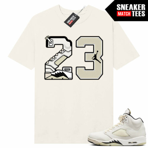 Jordan 5 Sail Sneaker Tees Match Sail Shirt 23