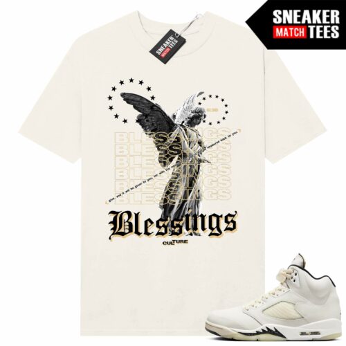 Jordan 5 Sail Sneaker Tees Match Sail Shirt Blessings