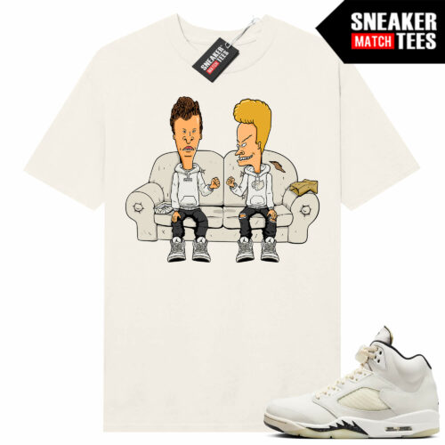 Jordan 5 Sail Sneaker Tees Match Sail Shirt Hype Beast and Sneaker Head
