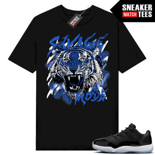 Jordan 11 Low Space Jam Match Sneaker Tees Savage Mode