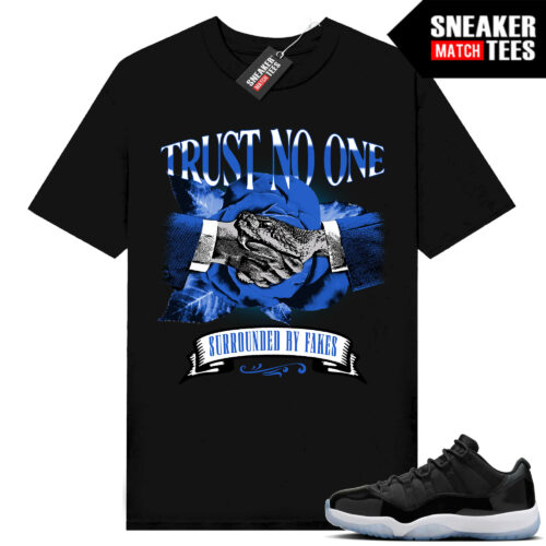 Jordan 11 Low Space Jam Match Sneaker Tees Surrounded By Snakes