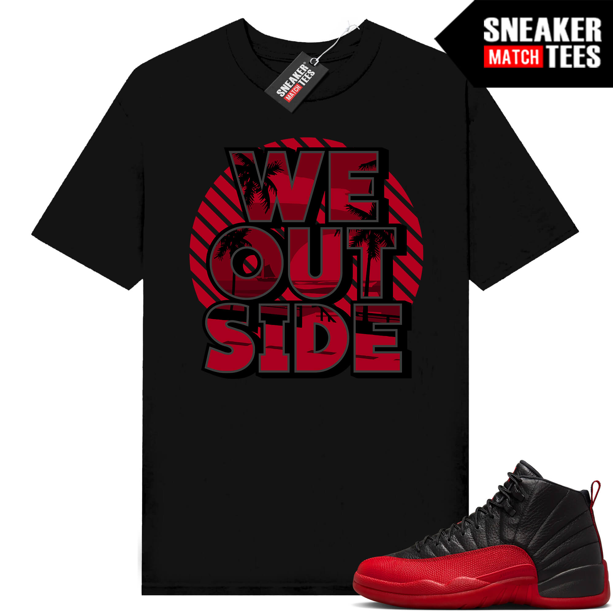 T-shirt Sneakerhead AJ 12 Flu Game – Abbinata Alle Jordan 12, Personalizzabile