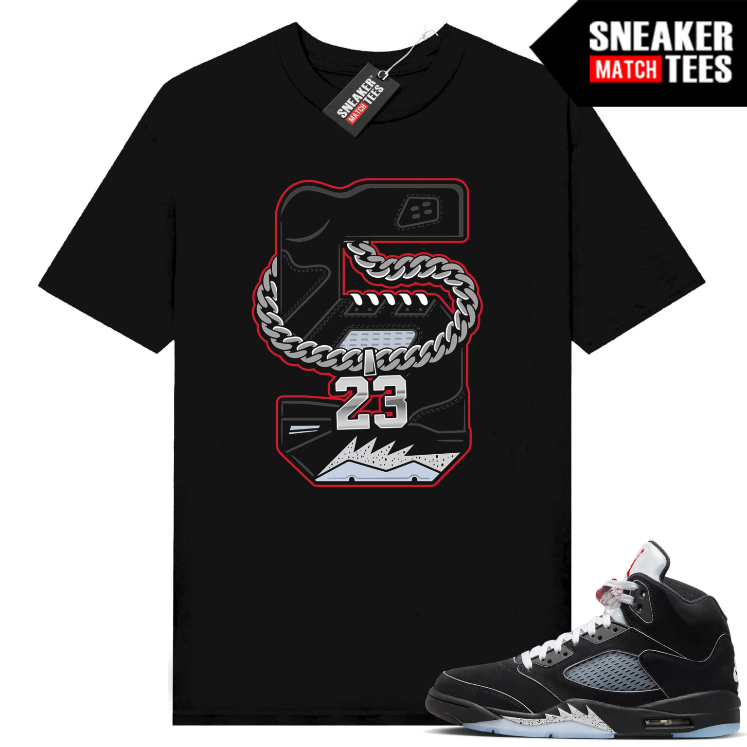 2P T-Shirt Match Air Jordan 5 Low Clot main image 1