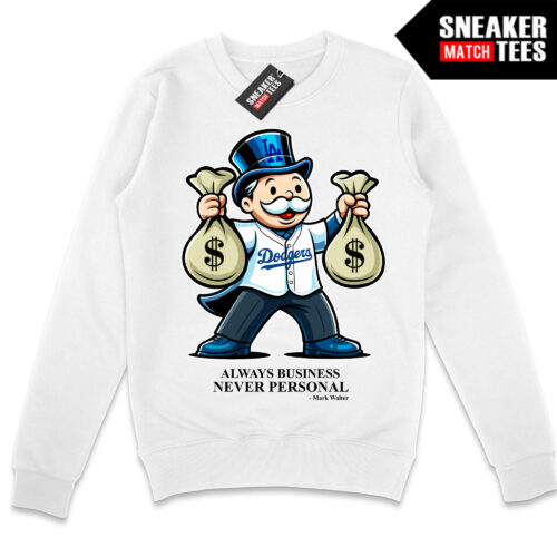 Always Business Never Personal White Crewneck Sweatshirt