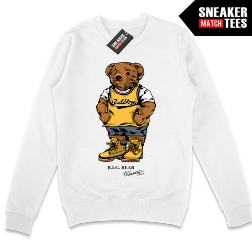 BIG Polo Bear White Crewneck Sweatshirt
