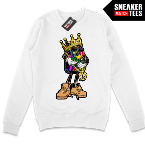 BIG Toon White Crewneck Sweatshirt