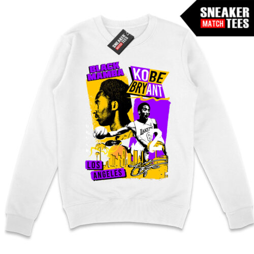 Black Mamba City Legend White Crewneck Sweatshirt