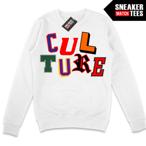 CULTURE White Crewneck Sweatshirt