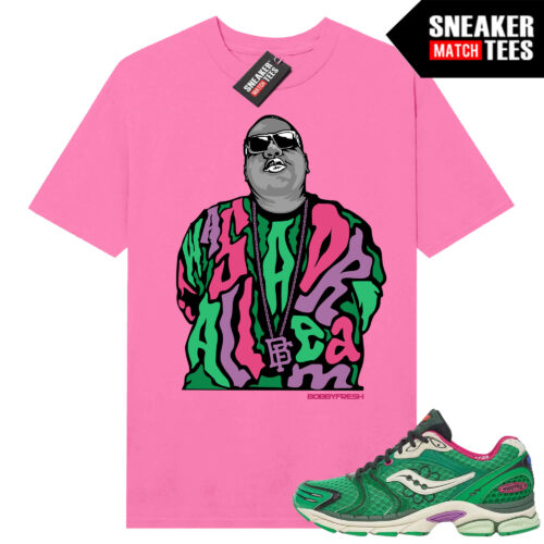 Jae Tips x Saucony Progrid Triumph 4 Flowers Pack Fern Shirt to match