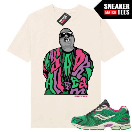 Jae Tips x Saucony Progrid Triumph 4 Flowers Pack Fern Shirt to match