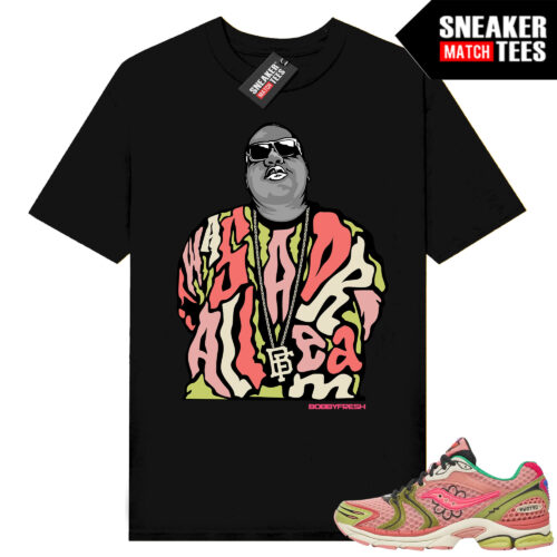 Jae Tips x Saucony Progrid Triumph 4 Flowers Pack Peach Shirt to match