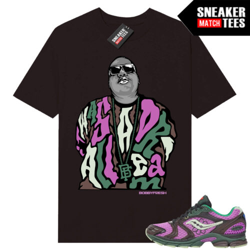 Jae Tips x Saucony Progrid Triumph 4 Flowers Pack Violet Shirt to match