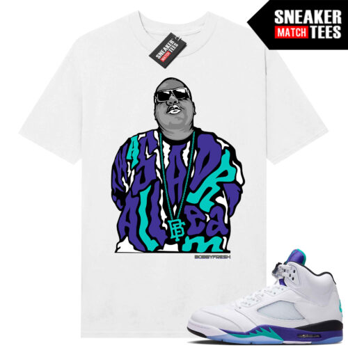 Jordan 5 Grape Shirt to match