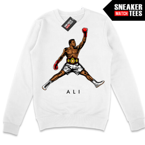 Jumpman Ali White Crewneck Sweatshirt