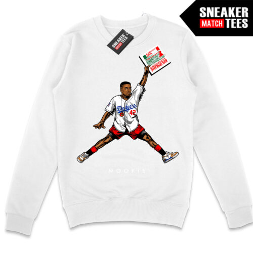 Jumpman Mookie White Crewneck Sweatshirt