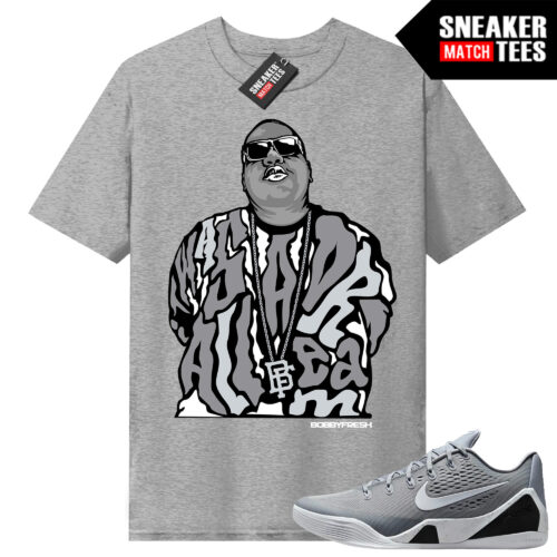 Kobe 9 Protro Wolf Grey Shirt to match