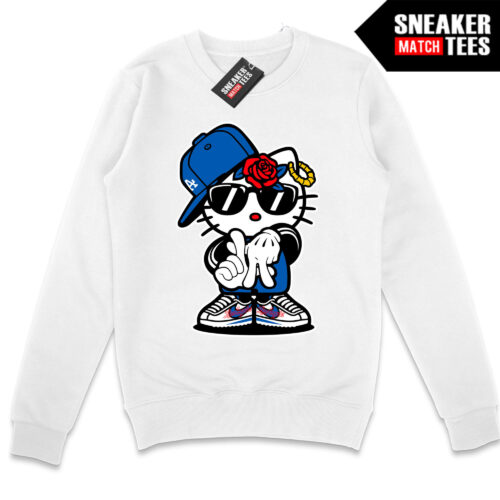 LA Kitty White Crewneck Sweatshirt