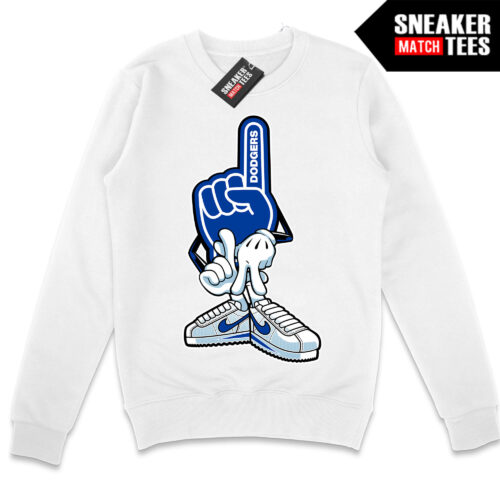LA Number One Toon White Crewneck Sweatshirt