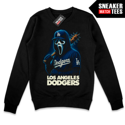 LA Scream Black Crewneck Sweatshirt