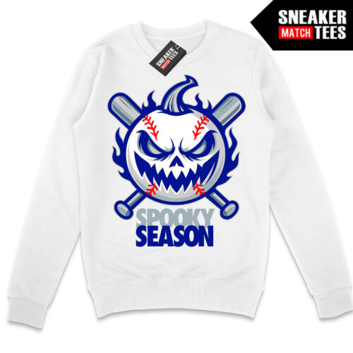 LA Spooky Season White Crewneck Sweatshirt