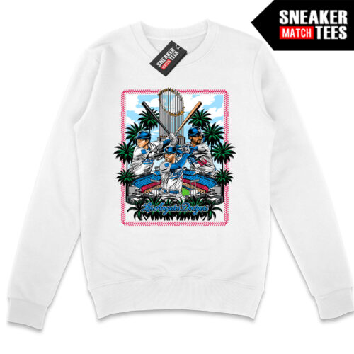 LA Stars White Crewneck Sweatshirt