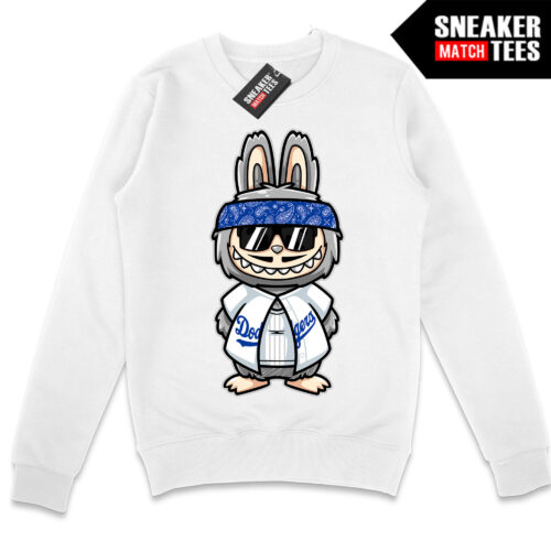 Labufoo White Crewneck Sweatshirt