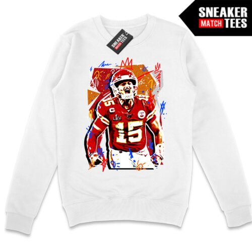 Mahomes MVP White Crewneck Sweatshirt