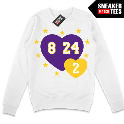 Mamba Love White Crewneck Sweatshirt
